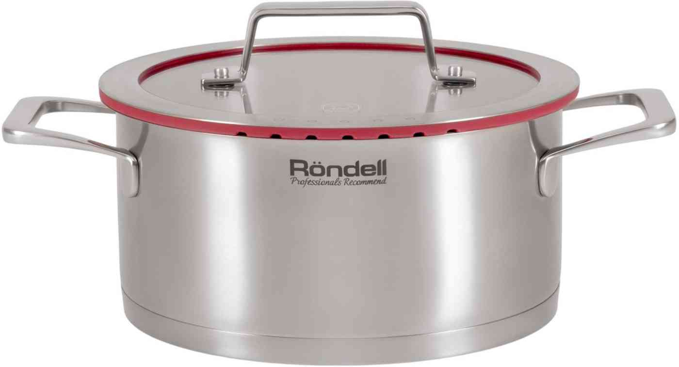 Кастрюля стальная Rondell Garnet 20см