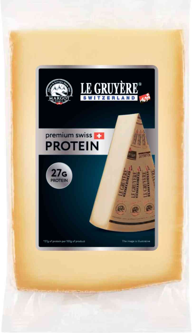Сыр твердый Грюйер Протеин сегмент 49% Margot Fromages