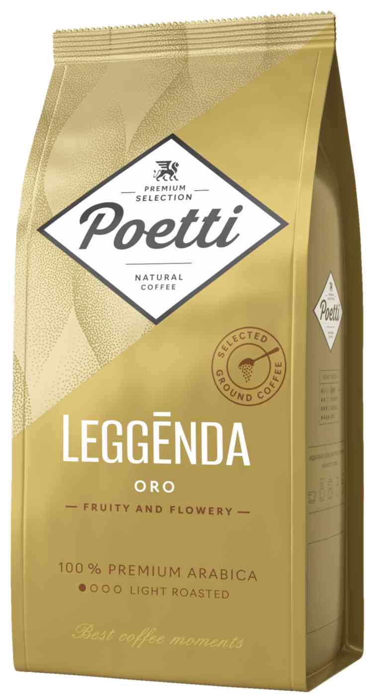 Кофе молотый Poetti Leggenda Oro