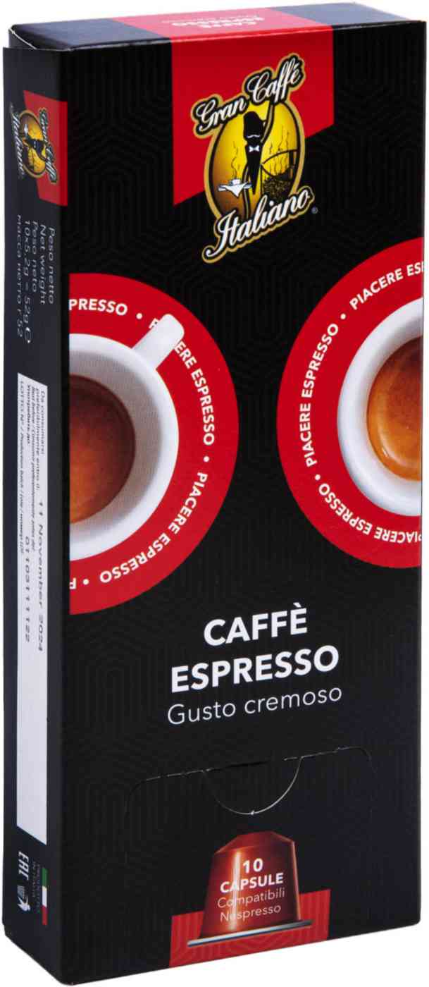 Кофе в капсулах Gran Caffe Espresso Gusto Cremoso