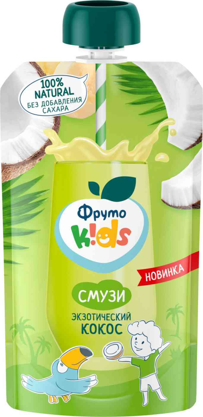 Смузи ФрутоKids экзотический кокос с 3 лет
