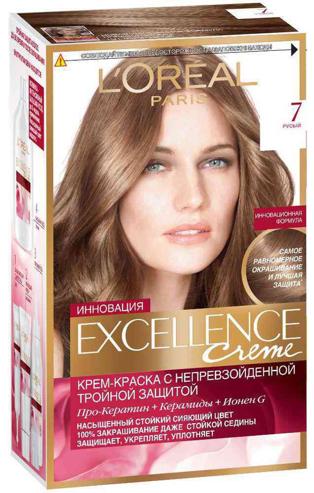 Крем-краска для волос L'Oreal Paris Excellence 7 Русый