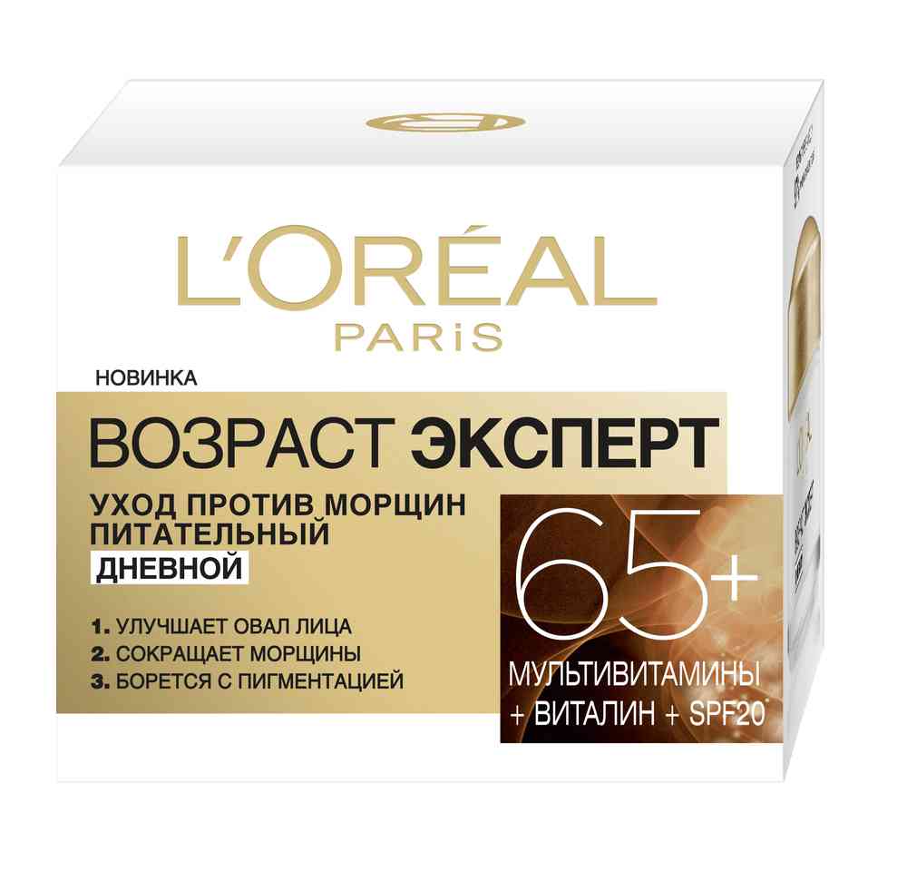 Крем для лица дневной питательный уход против морщин L'Oreal Paris Возраст эксперт 65+
