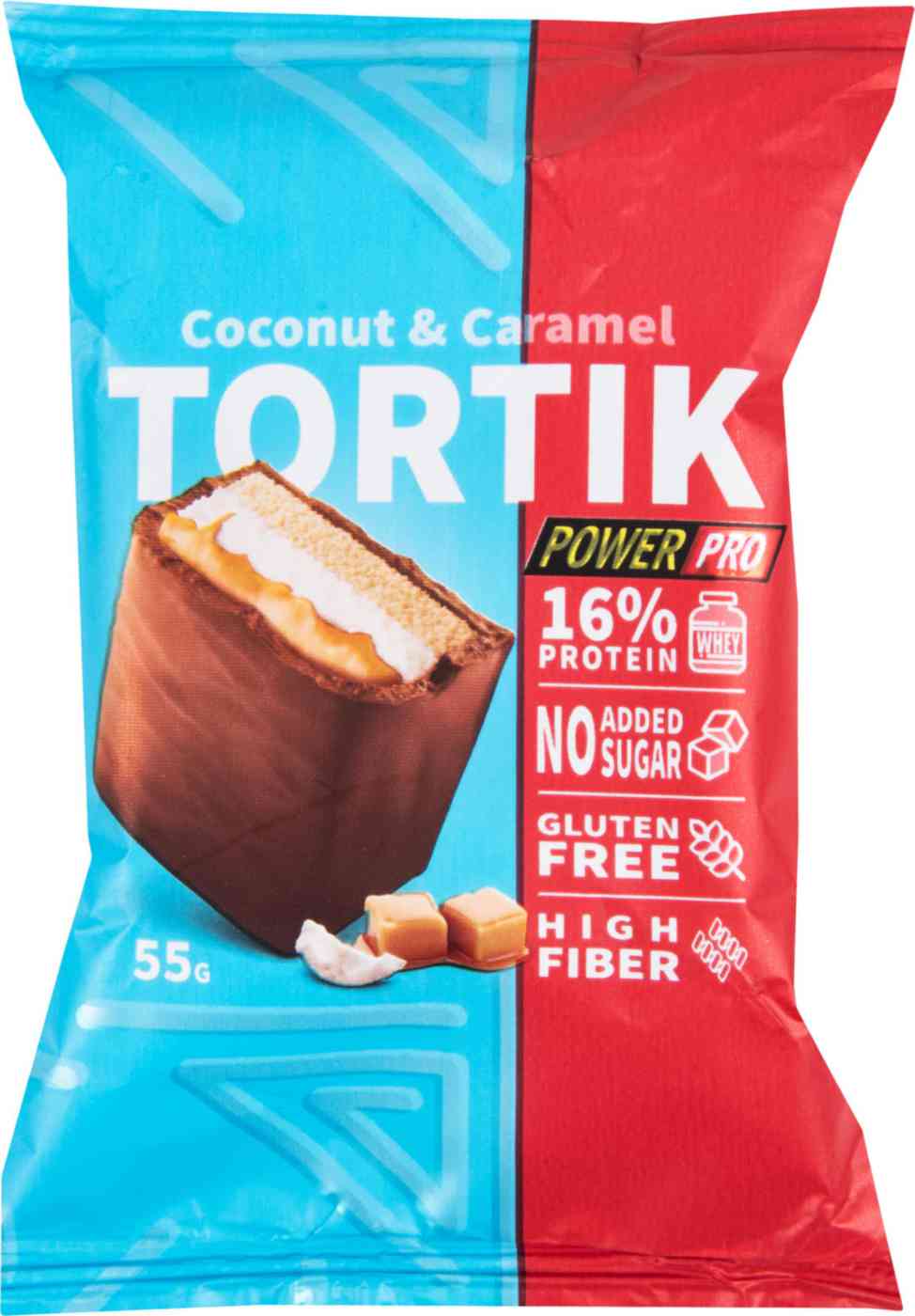 Пирожное протеиновое Power Pro Tortik кокос-карамель