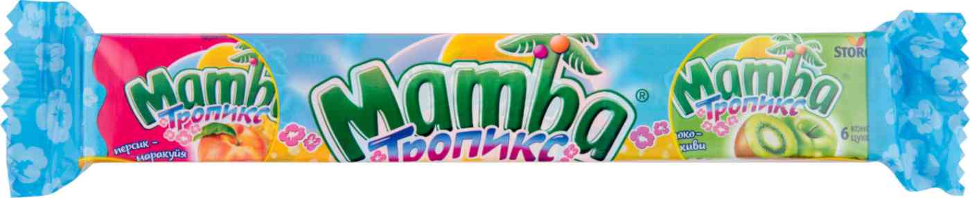 Конфеты жевательные Mamba Тропикс Ассорти вкусов