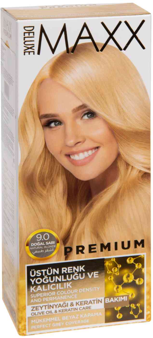Крем-краска для волос Maxx Deluxe Premium 9.0 блондин