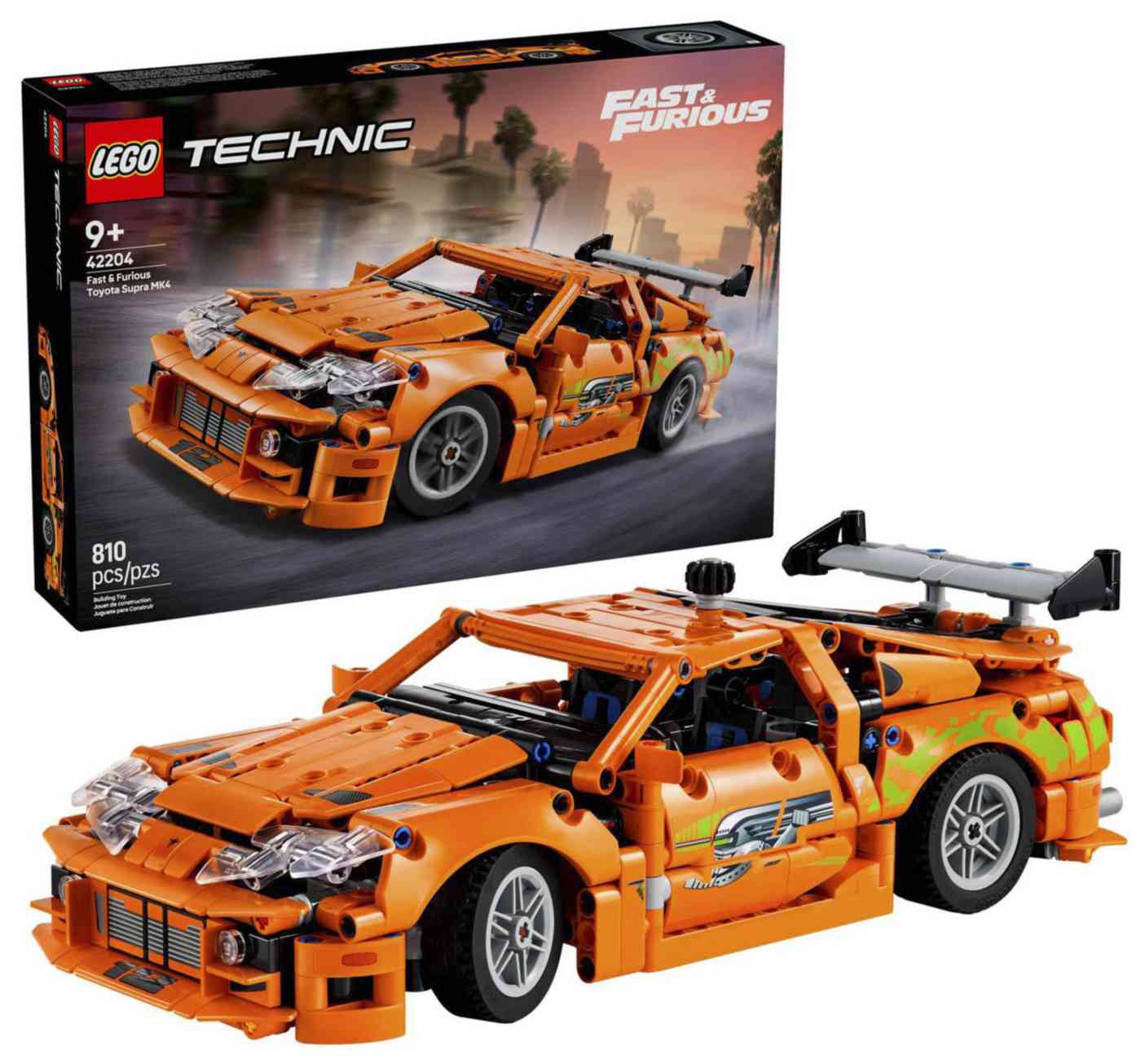 Конструктор LEGO Technic 42204 Форсаж Toyota Supra MK4 9+