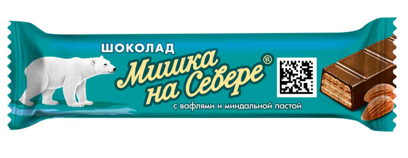 Шоколад экстрамолочный Фабрика имени Крупской Мишка на севере