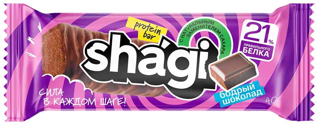 Батончик протеиновый Shagi Protein Bar со вкусом шоколада