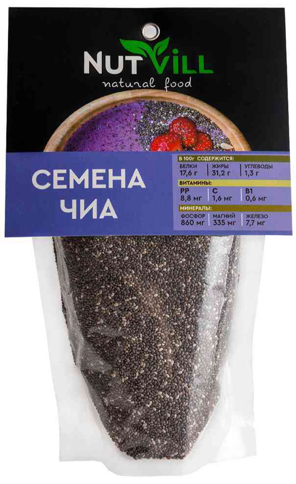 Семена чиа Nutvill