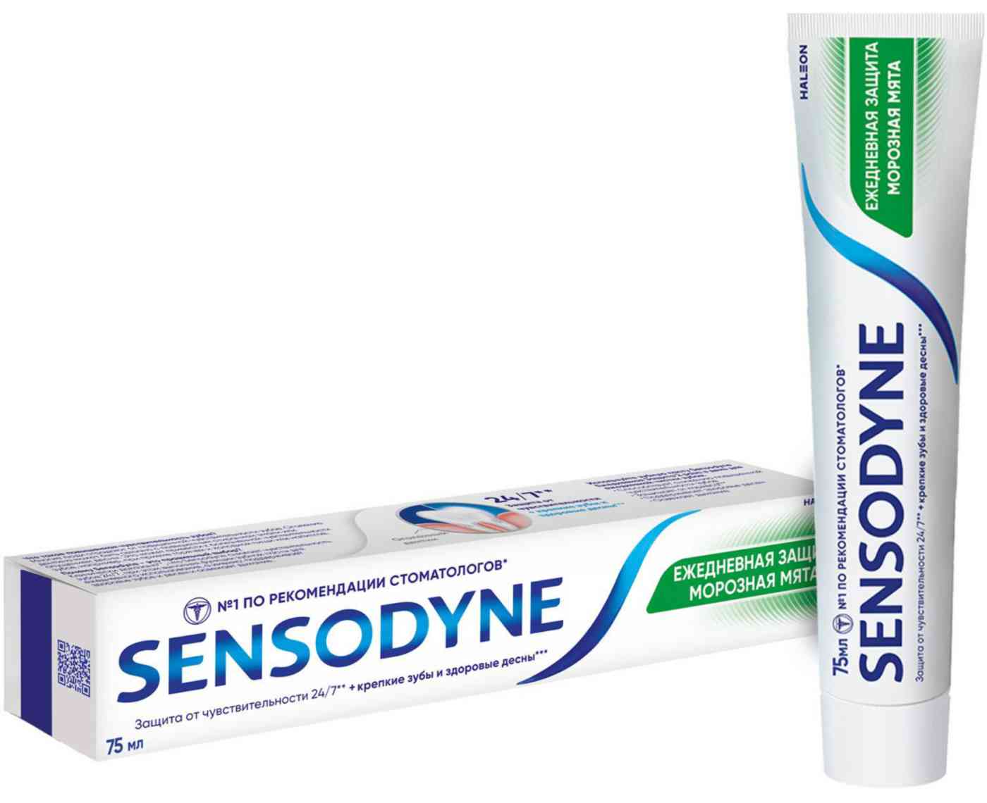 Зубная паста Sensodyne ежедневная защита морозная мята