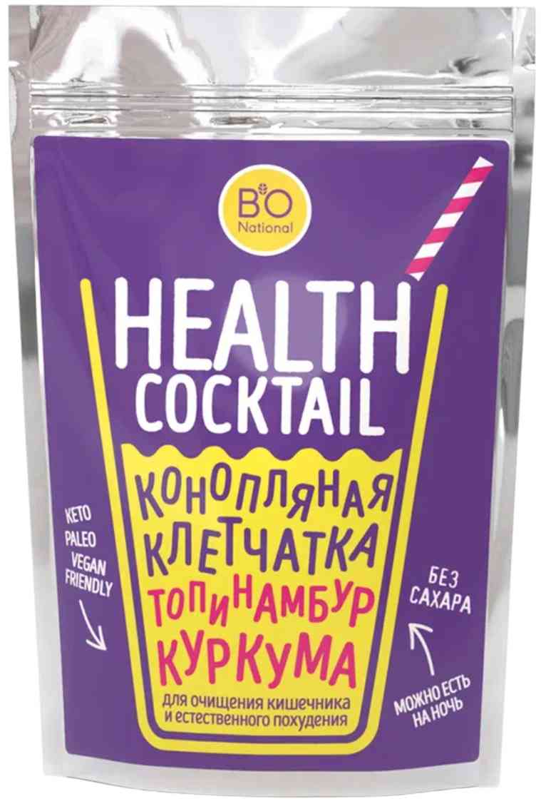 Клетчатка конопляная Bio National Health топинамбур-куркума