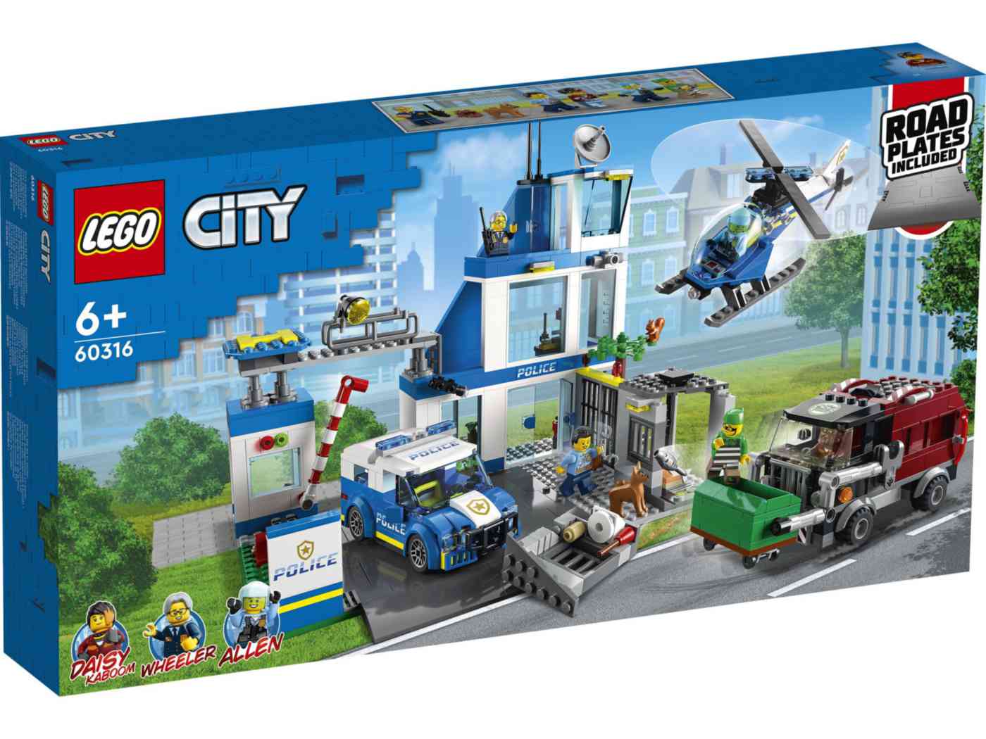 Конструктор LEGO City 60316 Полицейский участок 6+