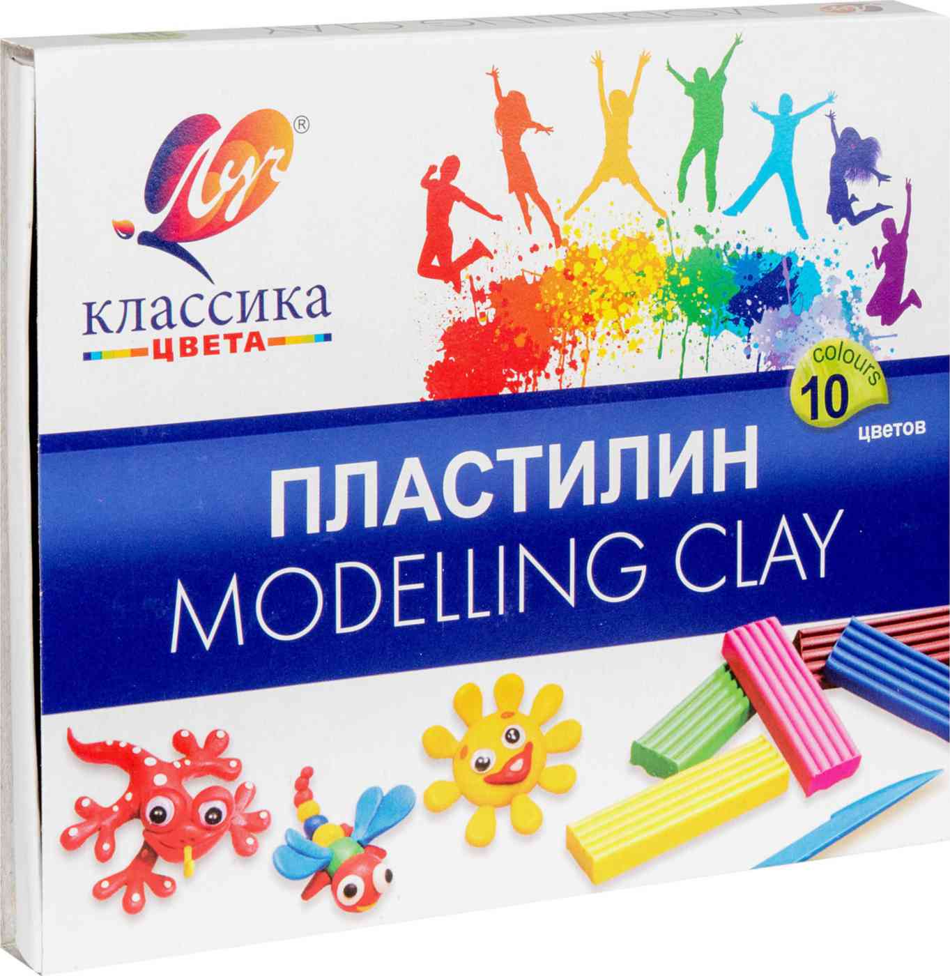 Пластилин со стеком Луч Классика