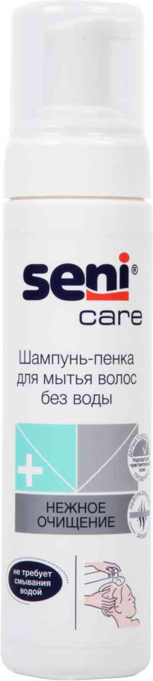 Шампунь-пенка для мытья волос без воды Seni Care