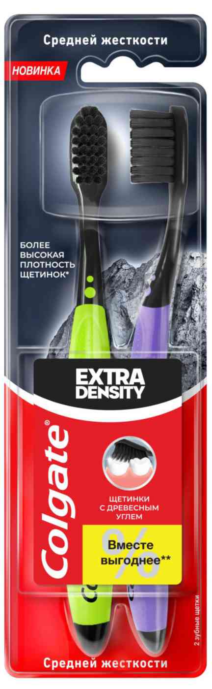 Зубная щетка Colgate Extra Density средняя