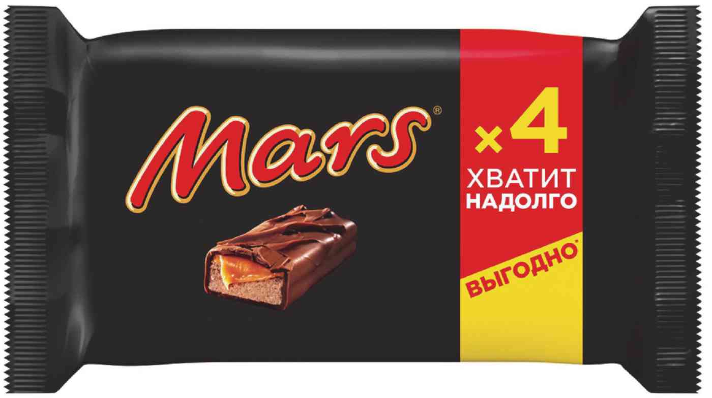 Батончик шоколадный Mars с нугой и карамелью