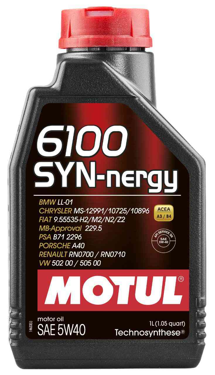 Масло моторное синтетическое Motul 5W40 6100 SYN-NERGY