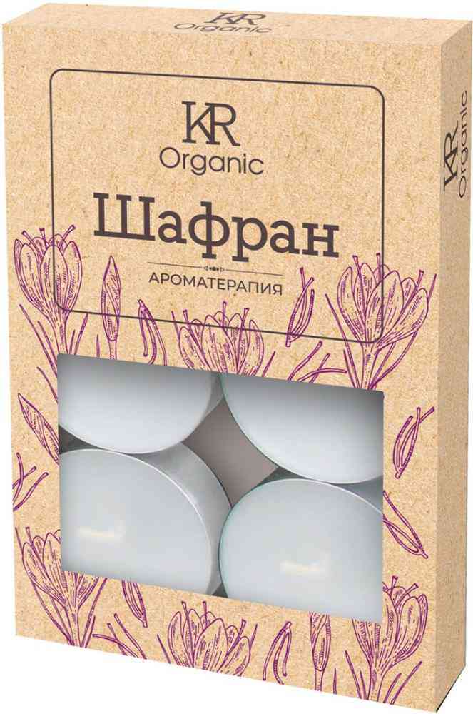 Свеча ароматическая чайная Kukina Raffinata Шафран