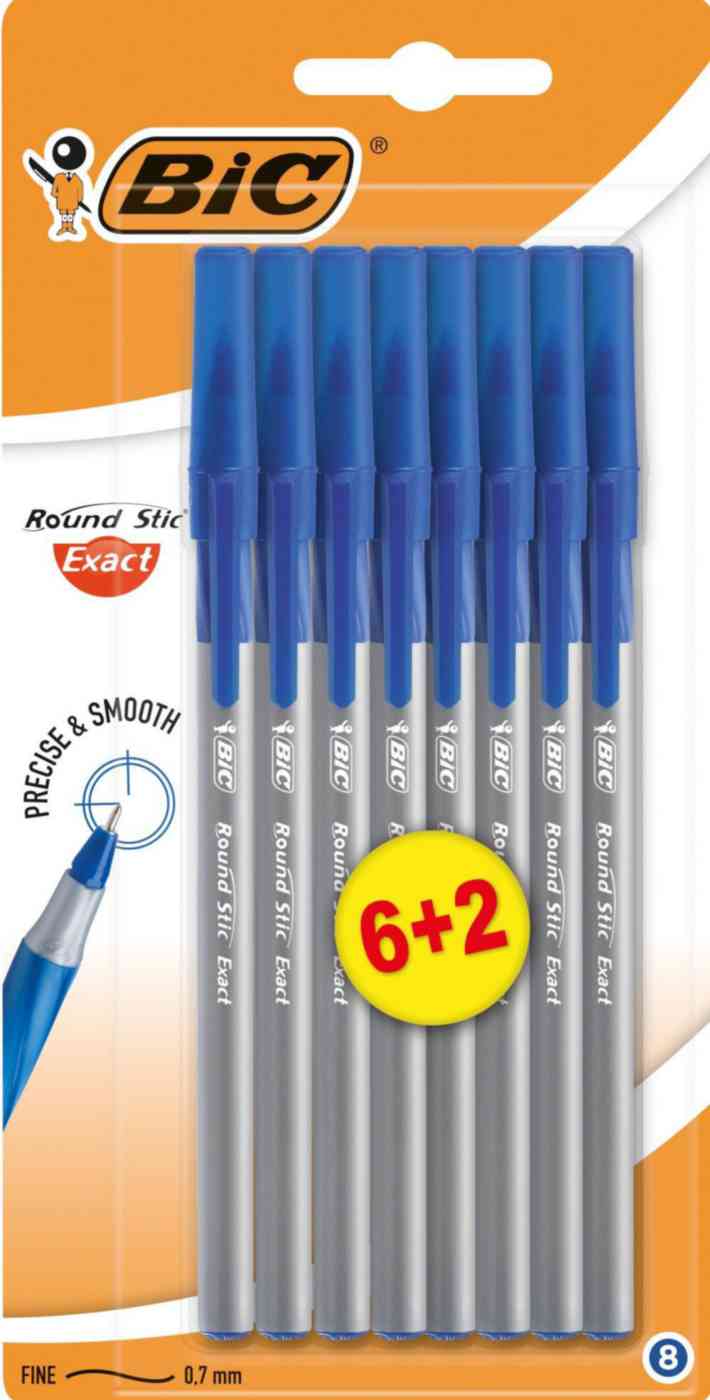 Набор ручек шариковых Bic Round stic exact