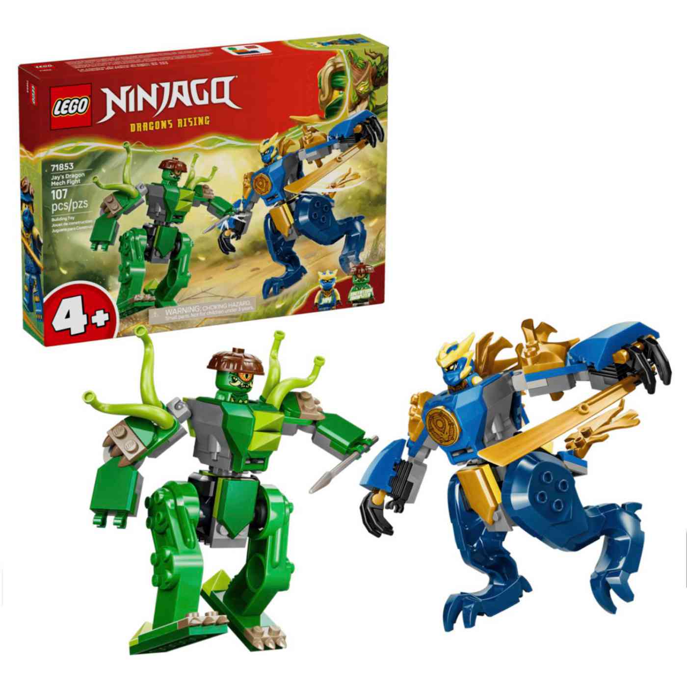 Конструктор LEGO Ninjago 71853 Битва робота-дракона Джея 4+