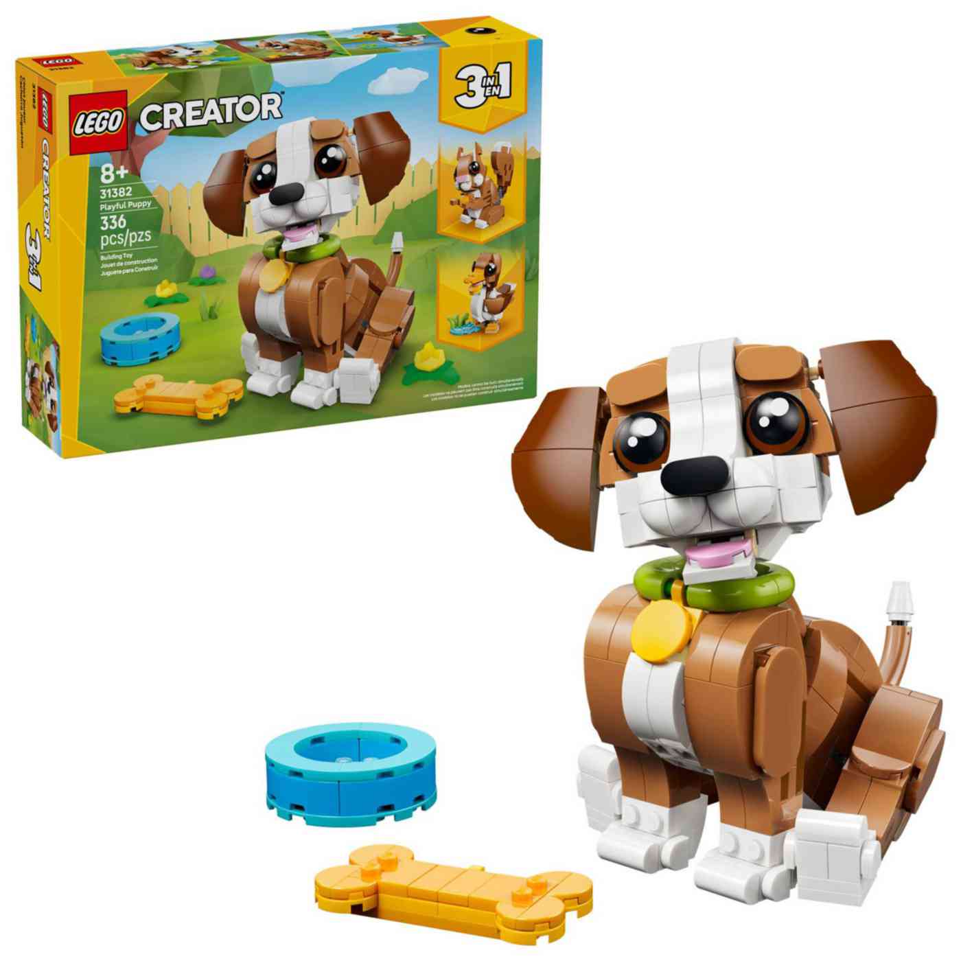 Конструктор LEGO Creator 31382 3in1 Милые животные: игривый щенок 8+