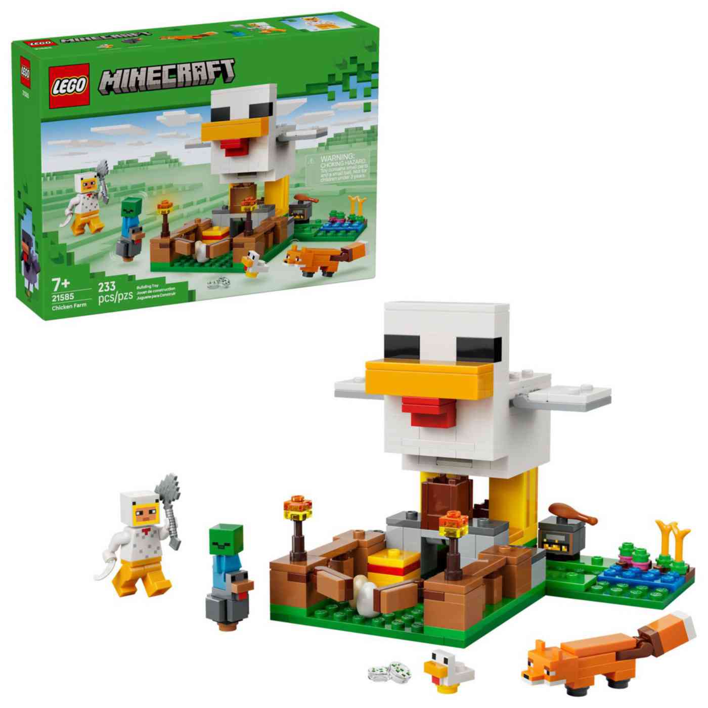 Конструктор LEGO Minecraft 21585 Куриная ферма 7+