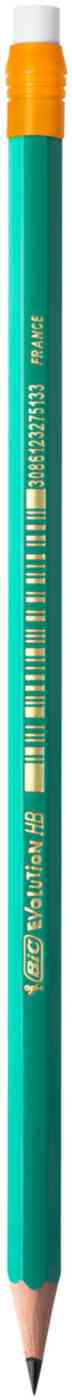 Карандаш чернографитный HB Bic Evolution с ластиком