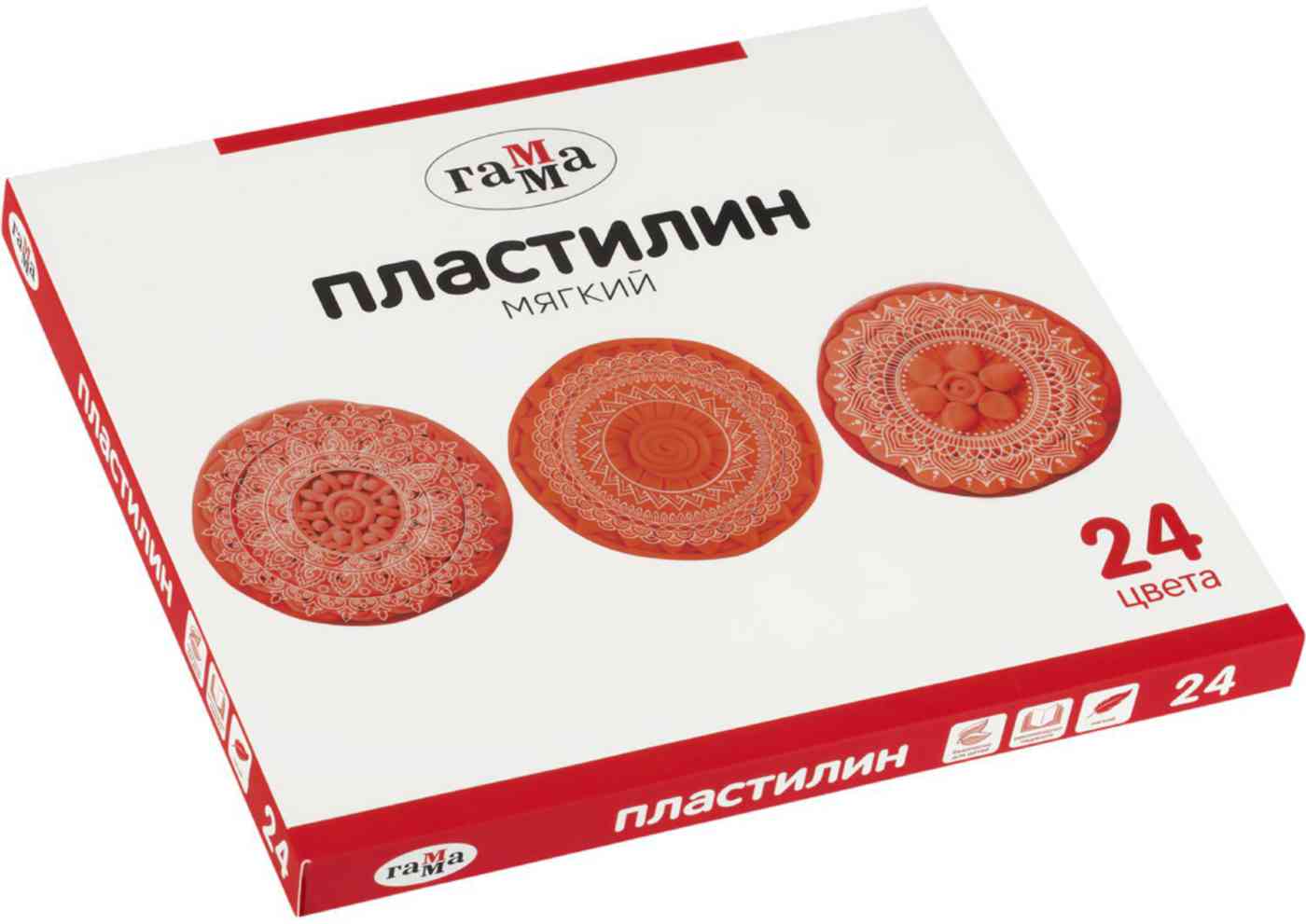 Пластилин со стеком Гамма мягкий