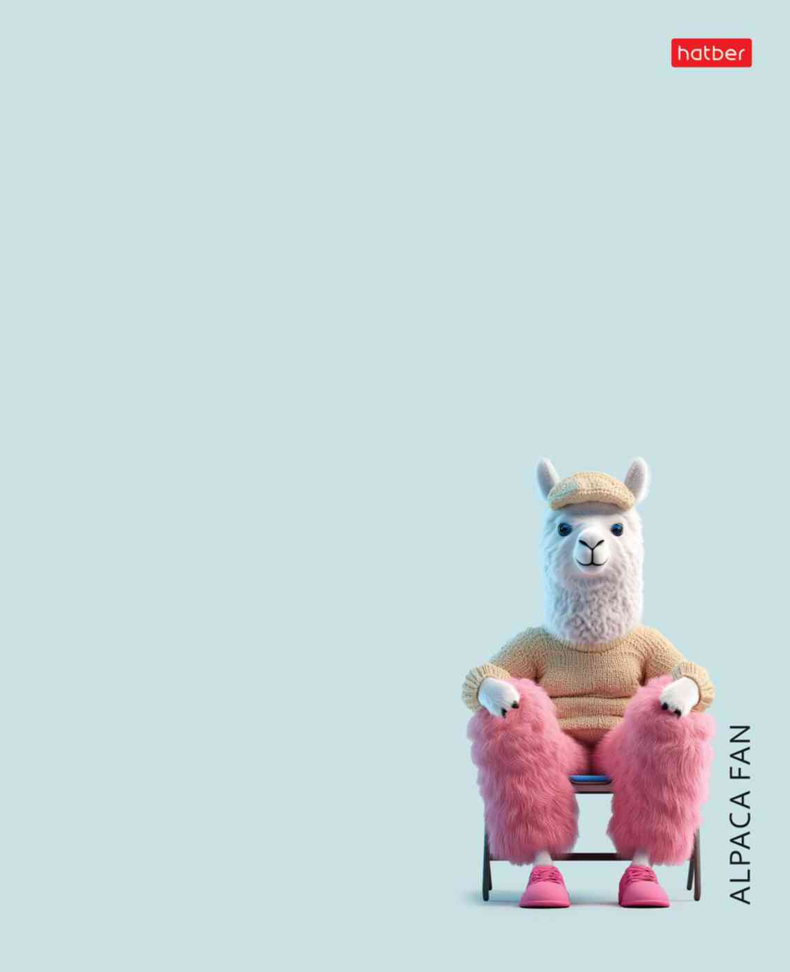 Тетрадь А5 общая в клетку Hatber Alpaca fan в ассортименте