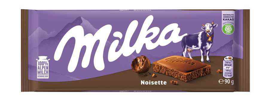 Шоколад молочный Milka Нуазет