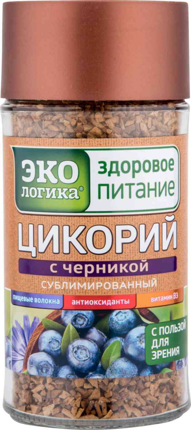 Цикорий Экологика с черникой сублимированный