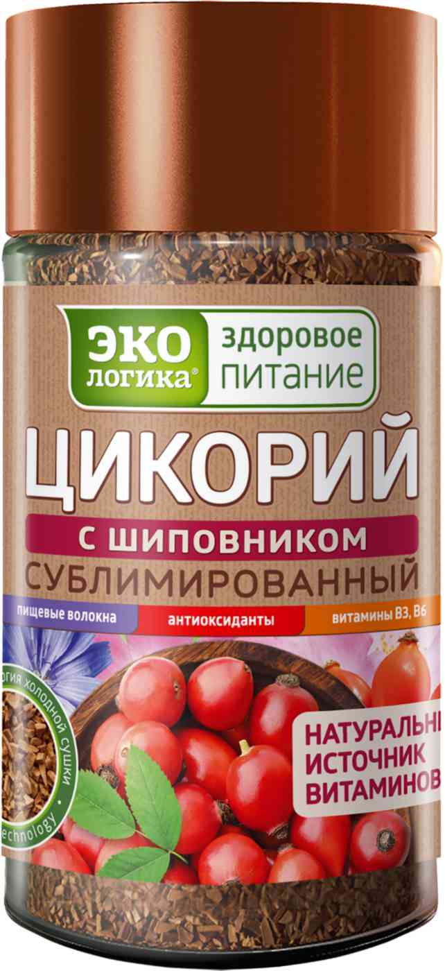 Цикорий Экологика с шиповником сублимированный