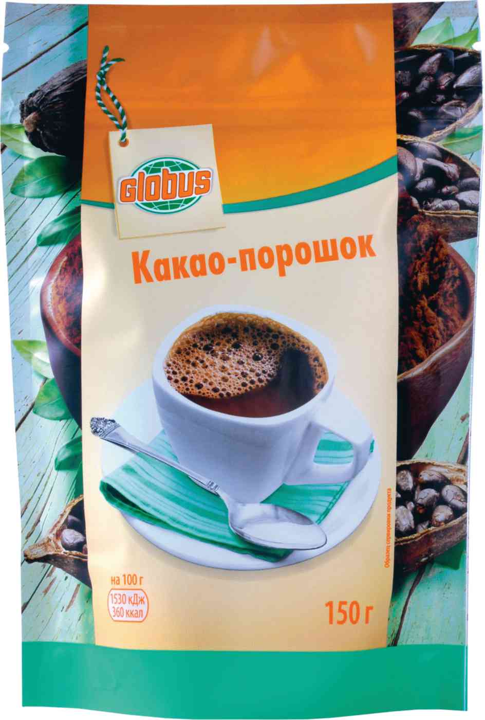 Какао-порошок растворимый Глобус