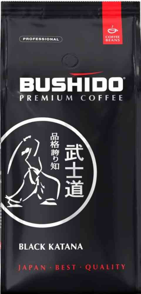 Кофе в зёрнах Bushido Black Katana