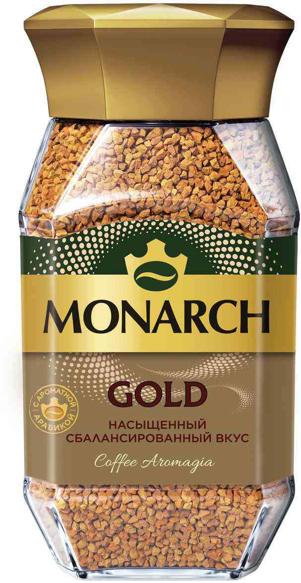 Кофе растворимый сублимированный Монарх Gold