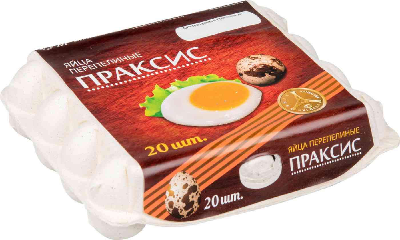 Яйца перепелиные Праксис