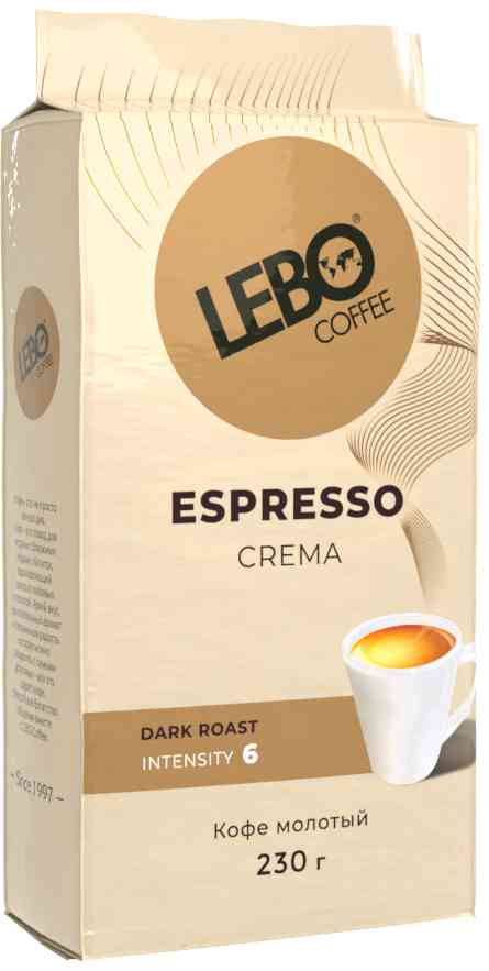 Кофе молотый Lebo Espresso Крема