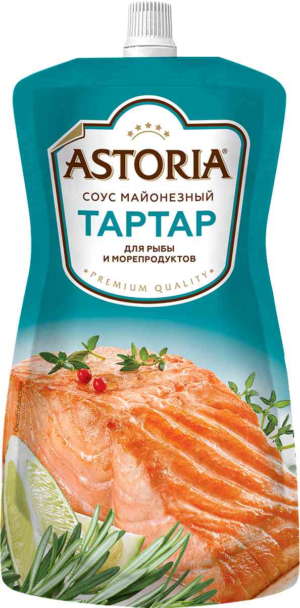 Соус для рыбы и морепродуктов майонезный Astoria Тартар