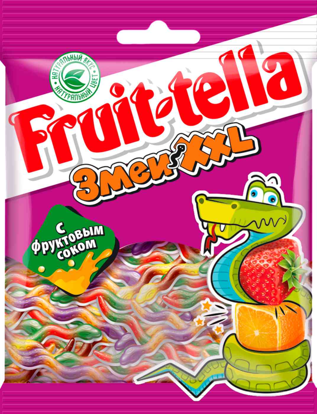 Мармелад жевательный Fruit-tella Змеи XXL