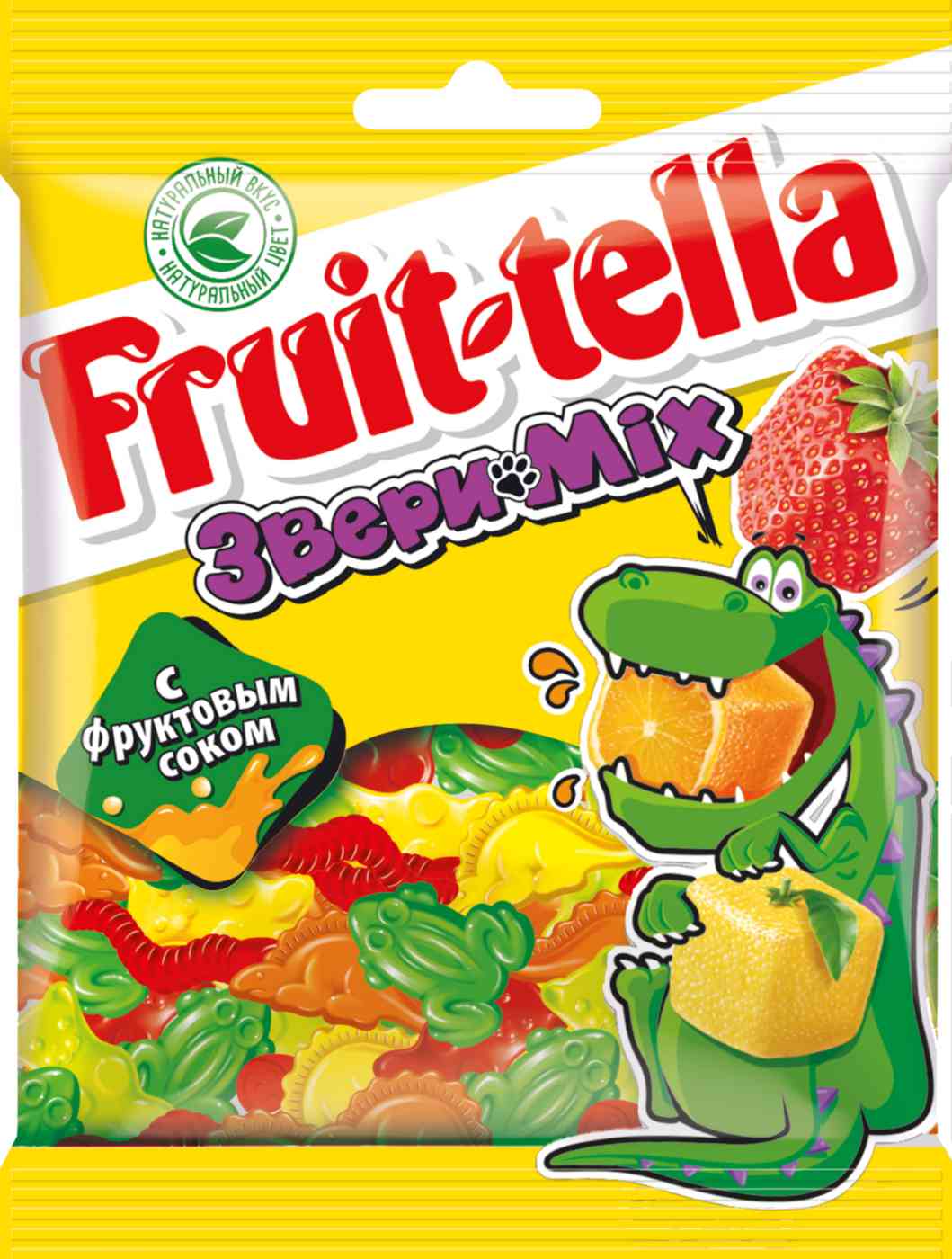 Мармелад жевательный Fruit-tella Звери Mix