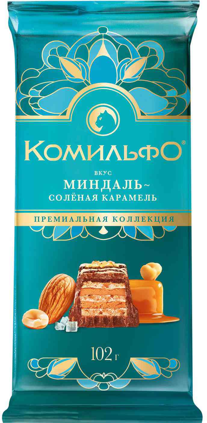 Шоколад Комильфо миндаль-соленая карамель