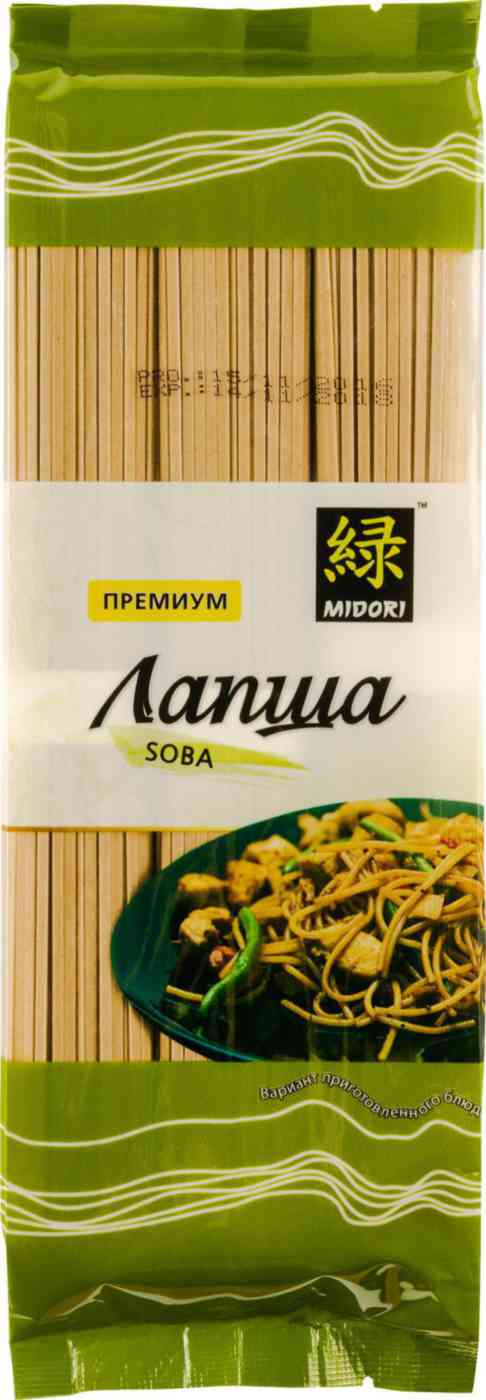 Макаронные изделия Midori Лапша Soba Премиум