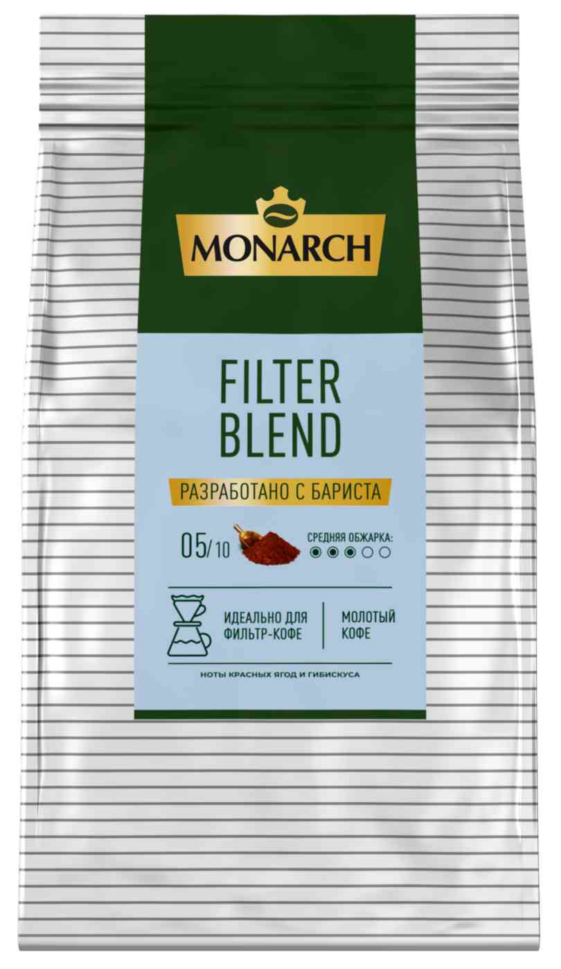Кофе молотый Monarch Фильтр Блэнд для фильтр-кофе