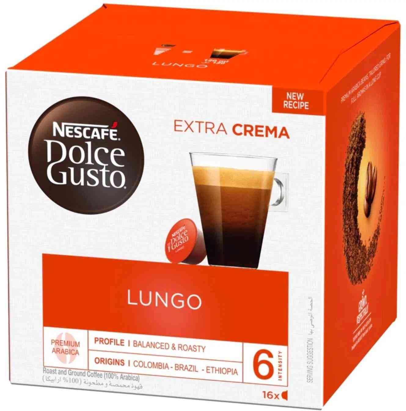 Кофе  в капсулах Nescafe Dolce Gusto Lungo