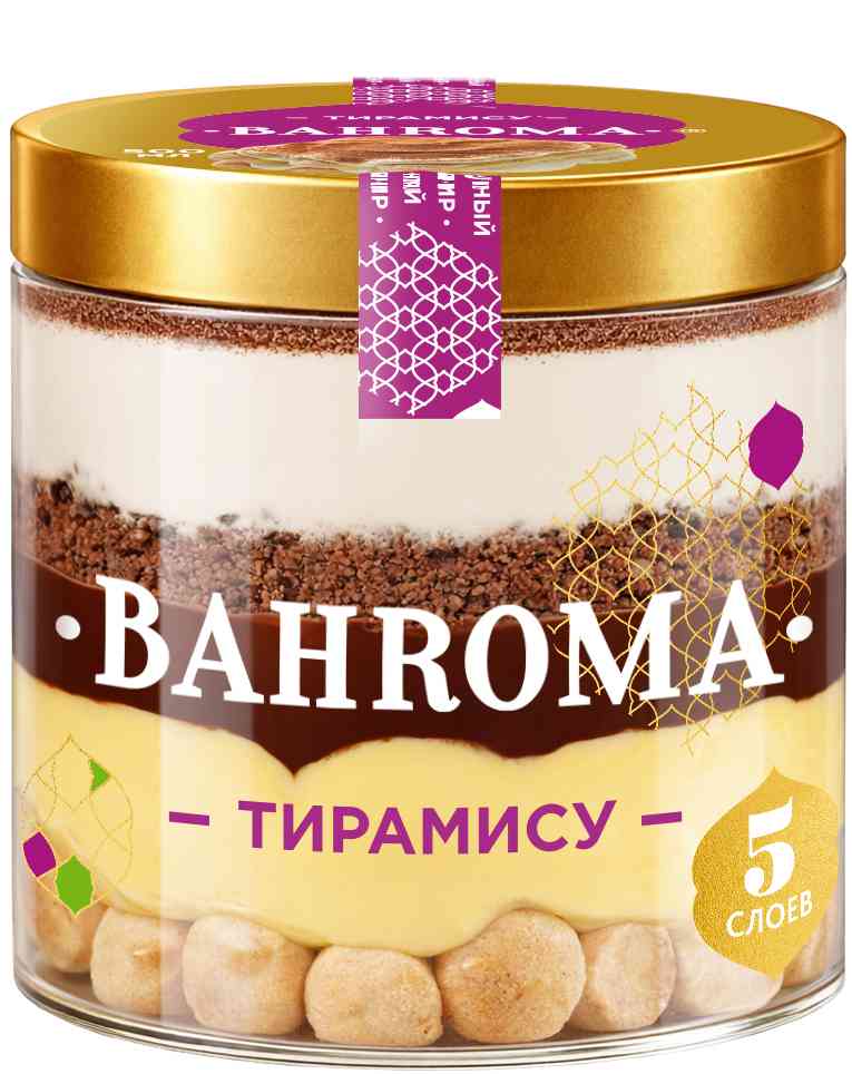 Мороженое пломбир Bahroma Тирамису-кофе