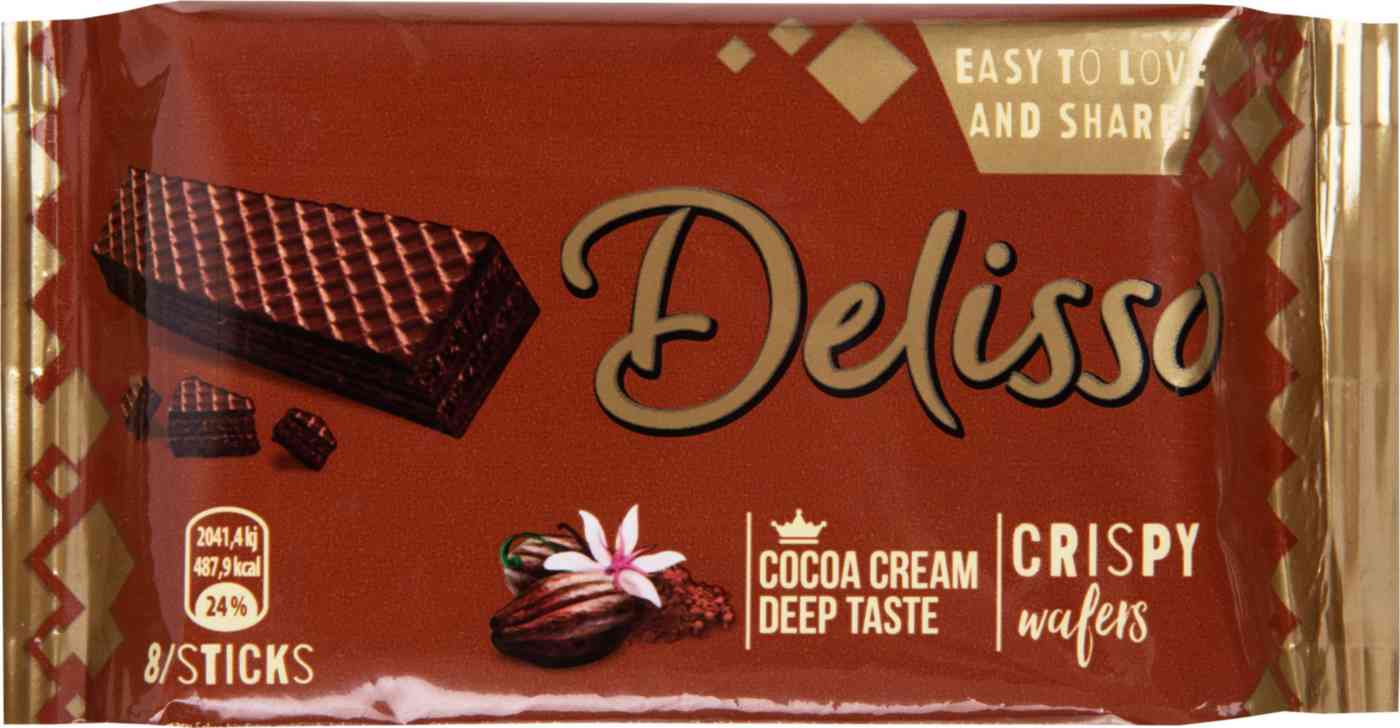 Вафли Delisso шоколадные