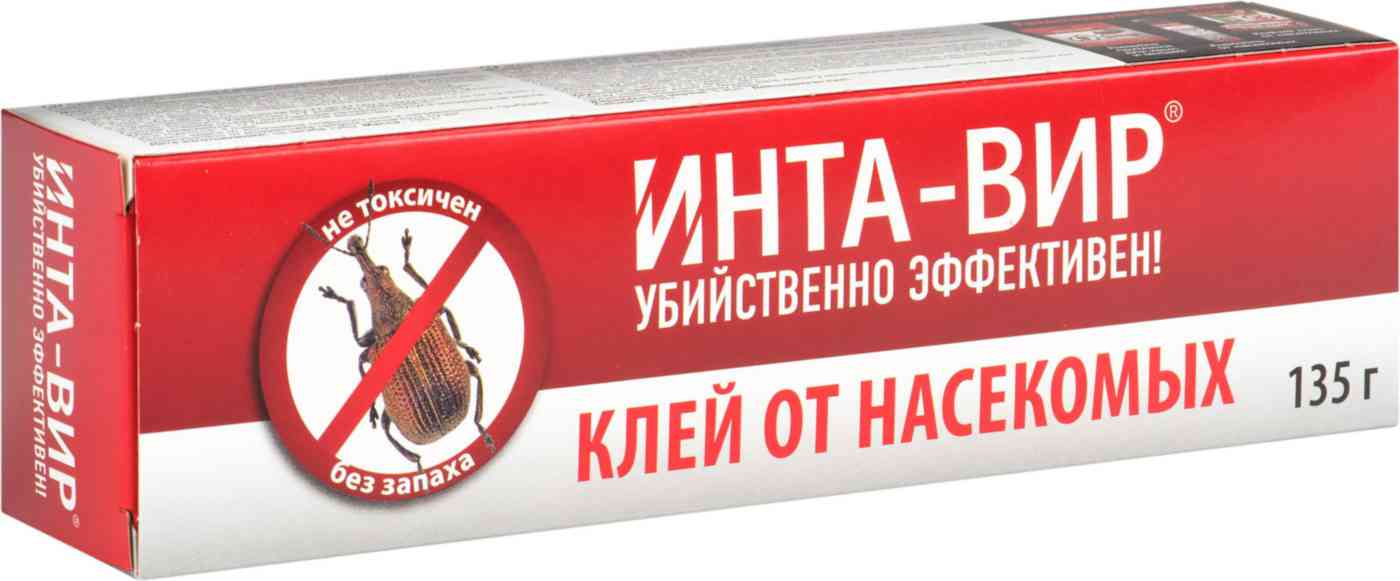 Родентицид клеевой Инта-Вир от насекомых