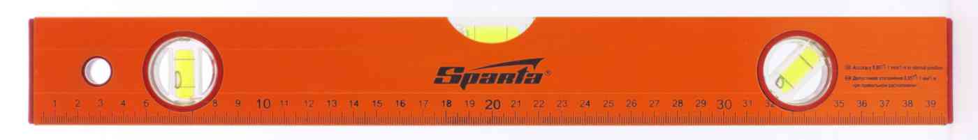 Уровень алюминиевый Sparta 3 глаза
