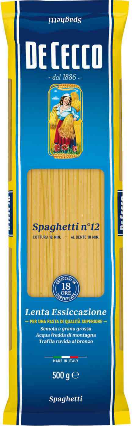 Макаронные изделия De Cecco Spaghetti n.12